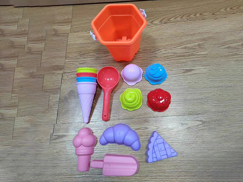 14pcs Ice Cream Sand Bucket Set