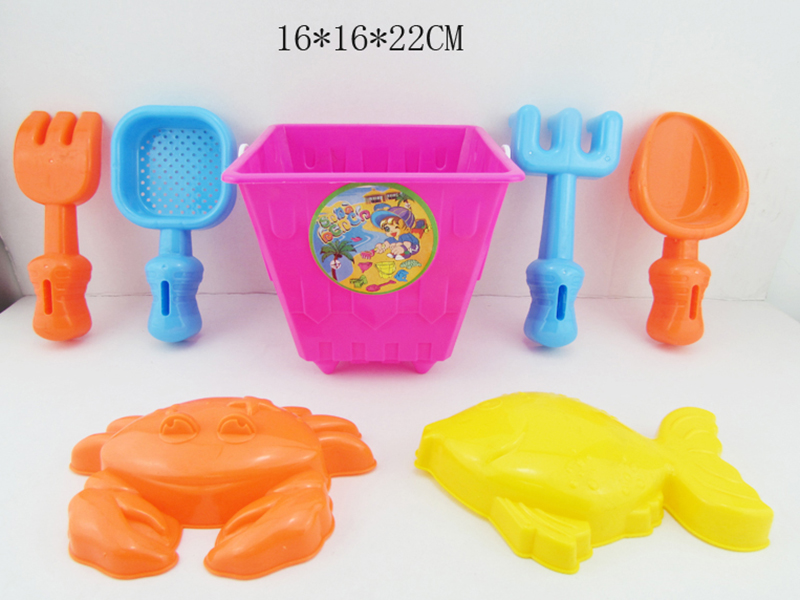 7pcs Sand Bucket Set