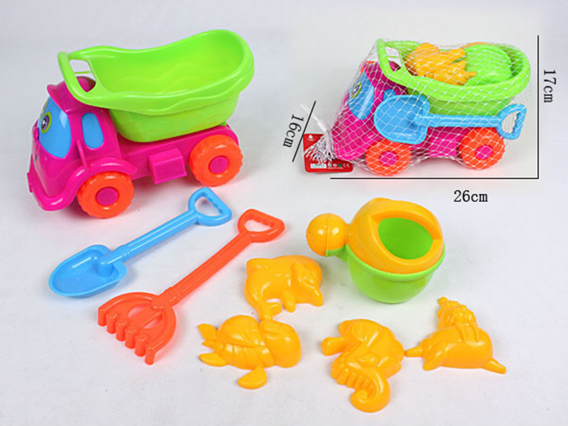 8pcs Beach Toys Car Set