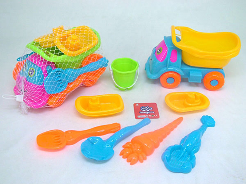 8pcs Beach Toys Truck Set