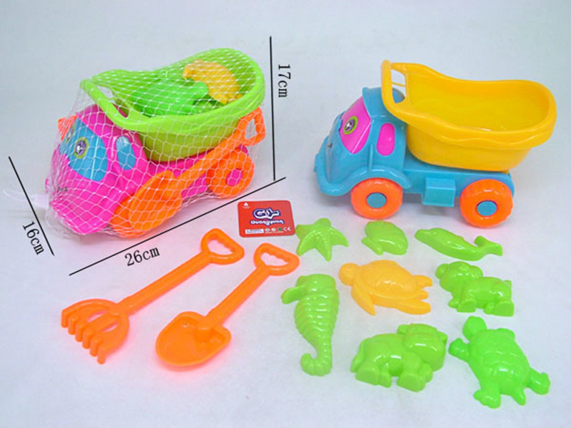 11pcs Beach Toys Truck Set