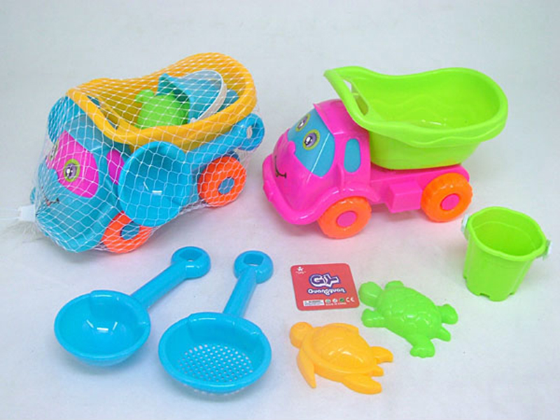 6pcs Beach Toys Truck Set