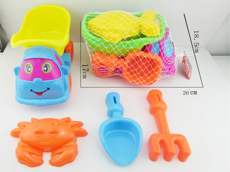 4pcs Beach Toys Truck Set