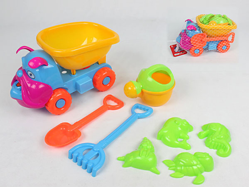 8pcs Beach Toys Truck Set