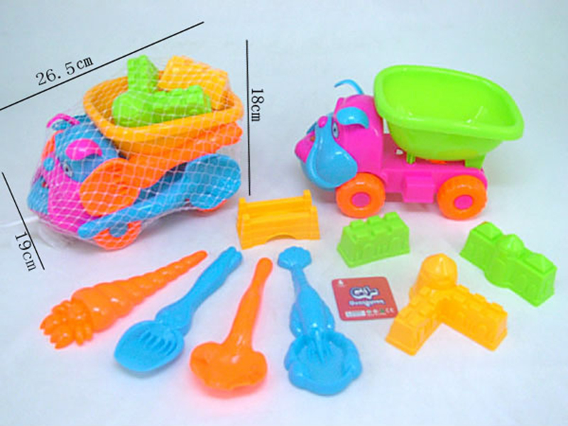 9pcs Beach Toys Truck Set