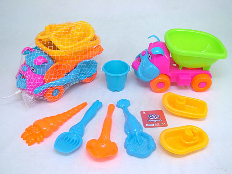 8pcs Beach Toys Truck Set