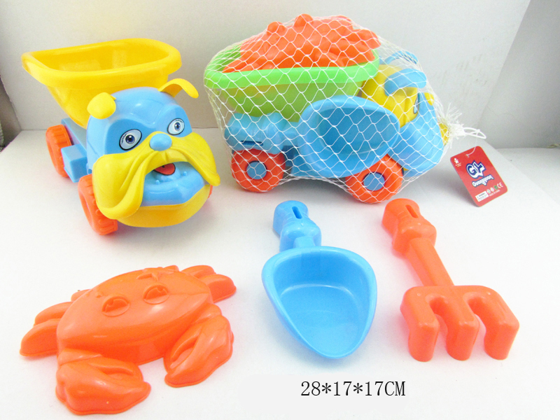4pcs Beach Toys Truck Set