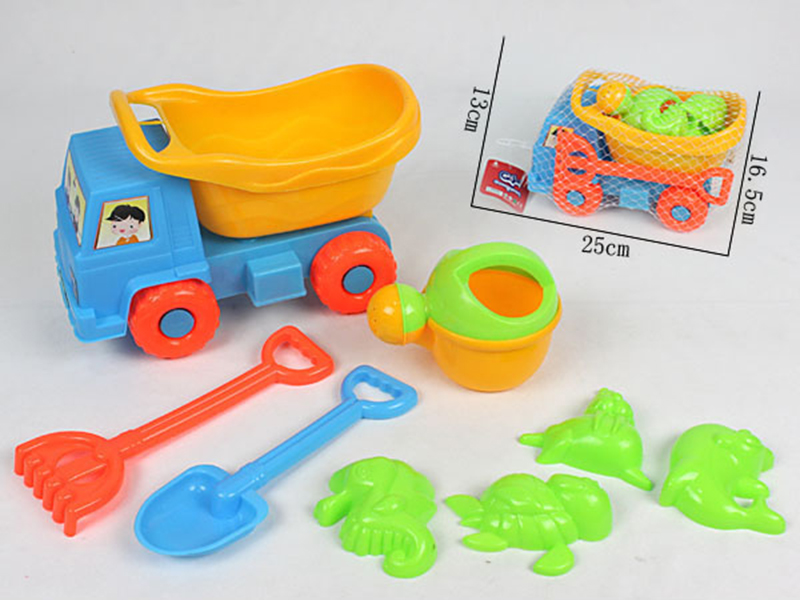 8pcs Beach Toys Truck Set