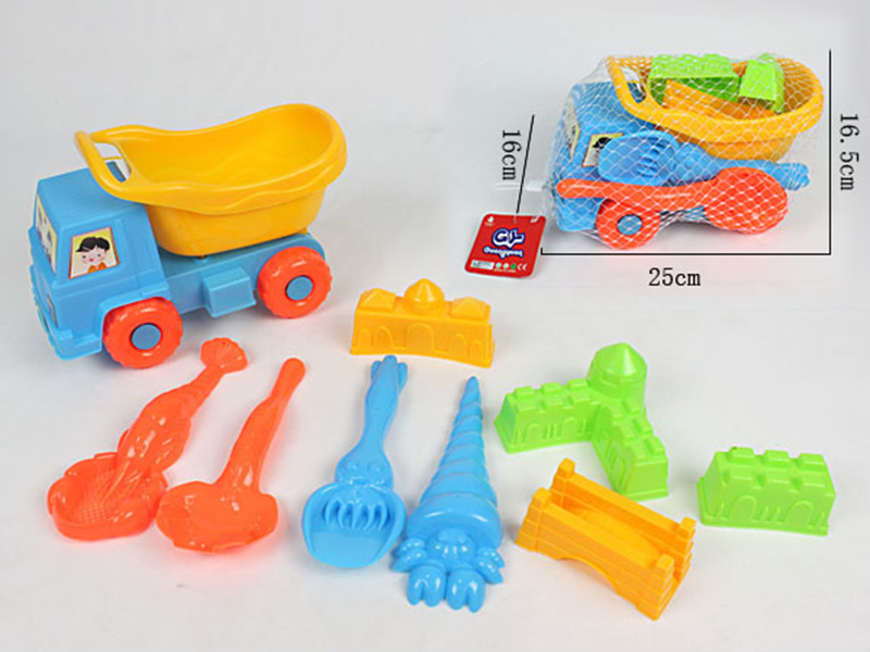 9pcs Beach Toys Truck Set