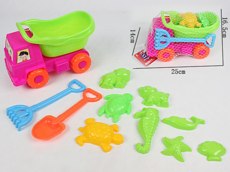 11pcs Beach Toys Truck Set