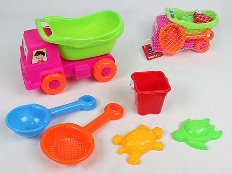 6pcs Beach Toys Truck Set