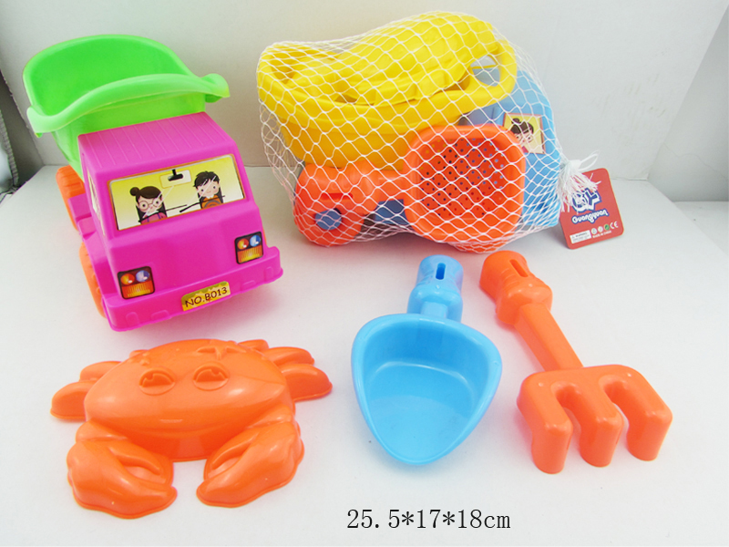 4pcs Beach Toys Truck Set