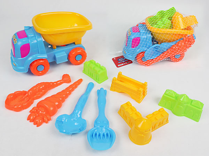 9pcs Beach Toys Truck Set