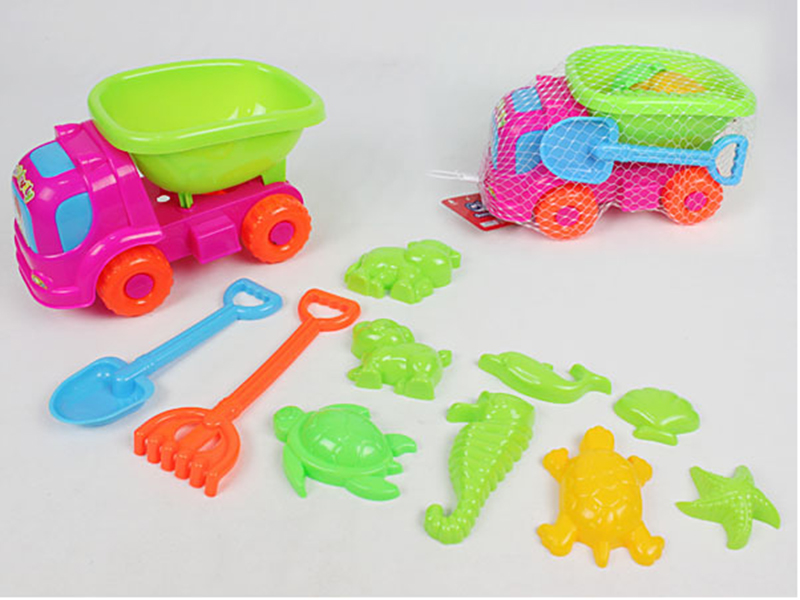 11pcs Beach Toys Truck Set