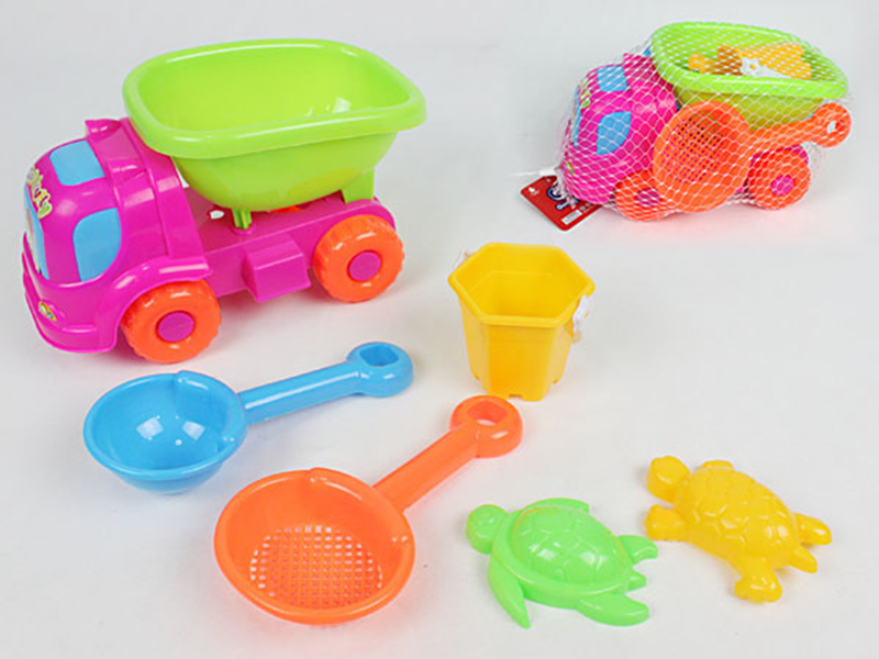 6pcs Beach Toys Truck Set