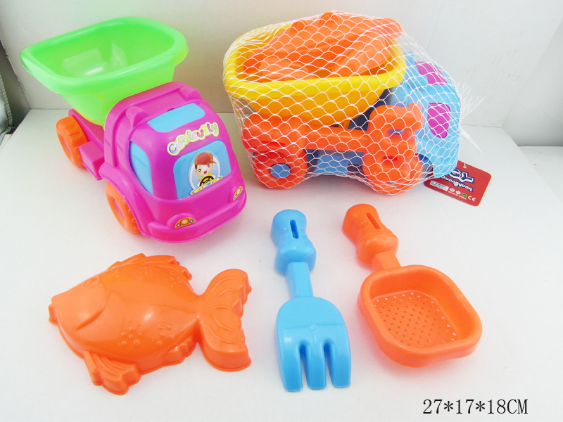 4pcs Beach Toys Truck Set
