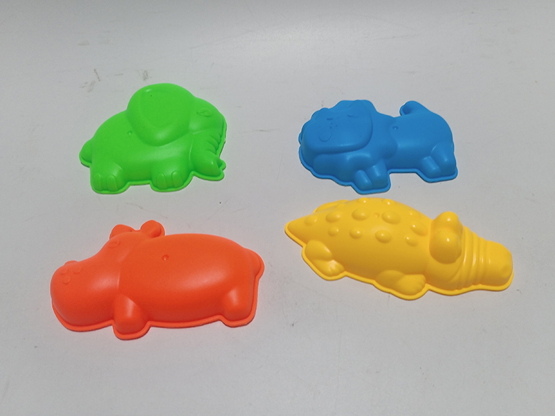 Wild Animal Sand Mold 4pcs