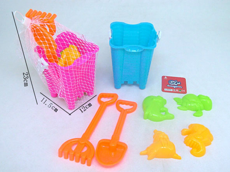 7pcs Sand Bucket Set