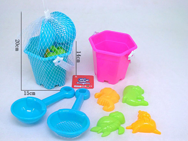 7pcs Sand Bucket Set