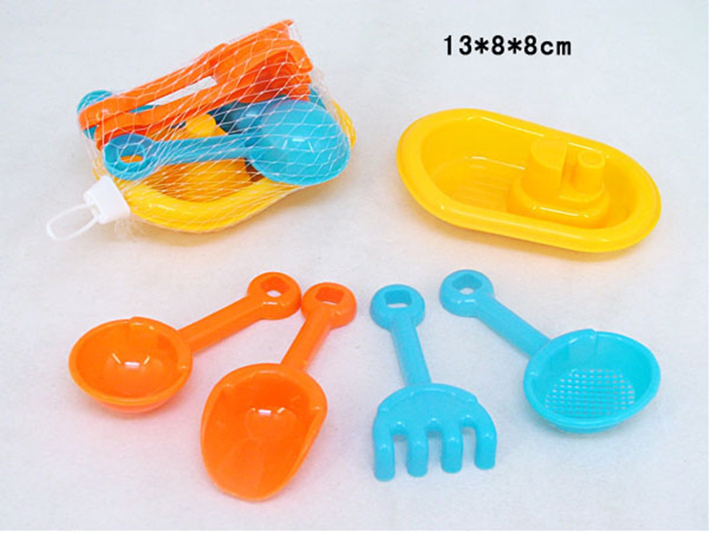 5pcs Beach Toys Boat Set