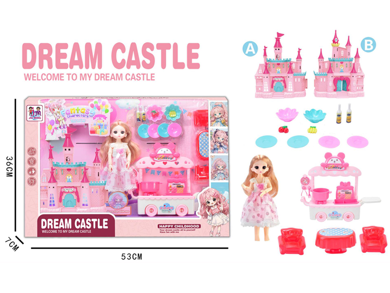 9 Inch Doll Villa Set