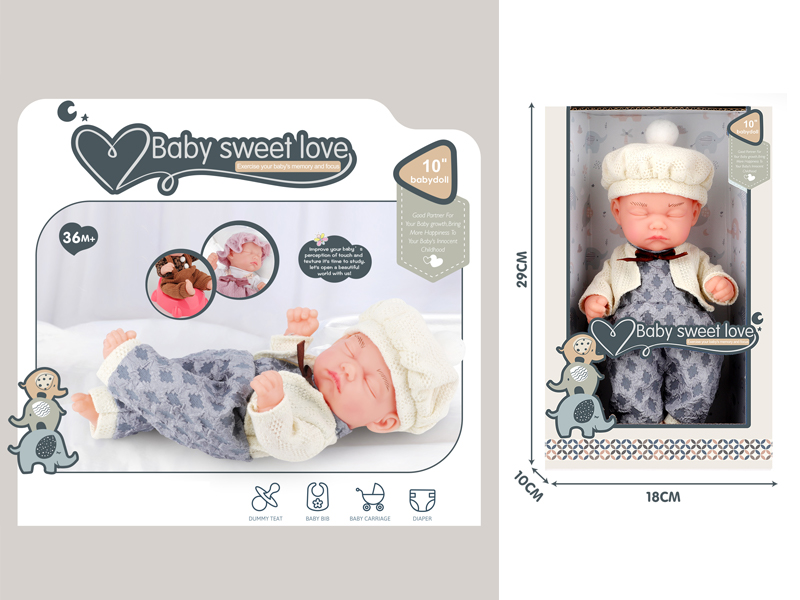 10 Inch Vinyl Baby Doll