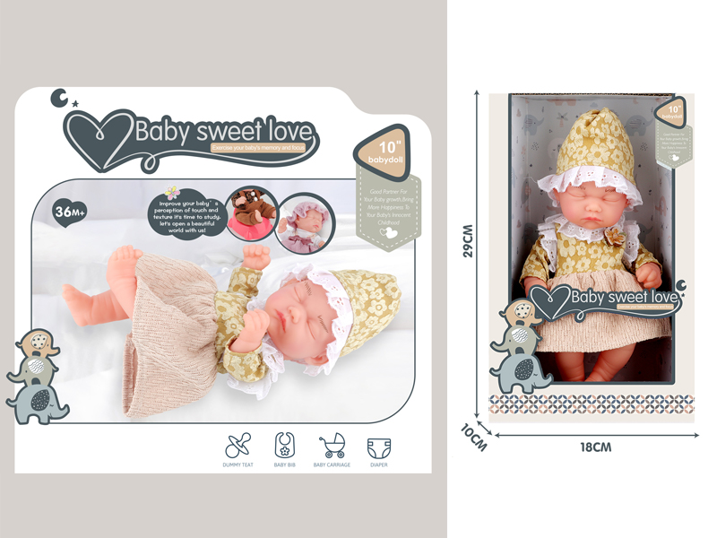 10 Inch Vinyl Baby Doll