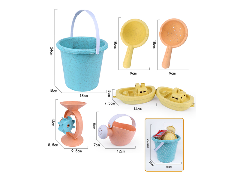 7pcs Sand Bucket Set