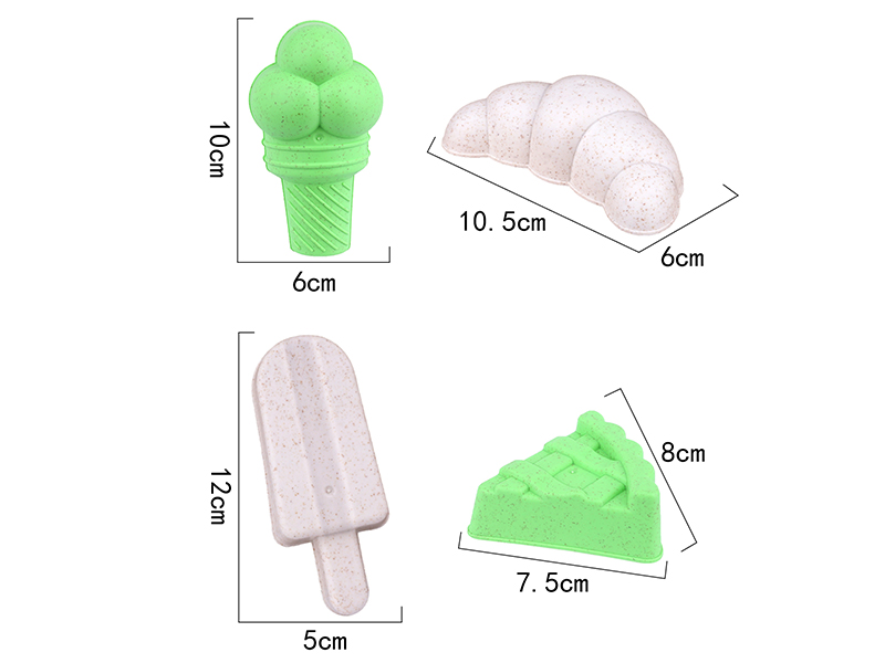Food Sand Molds 4pcs