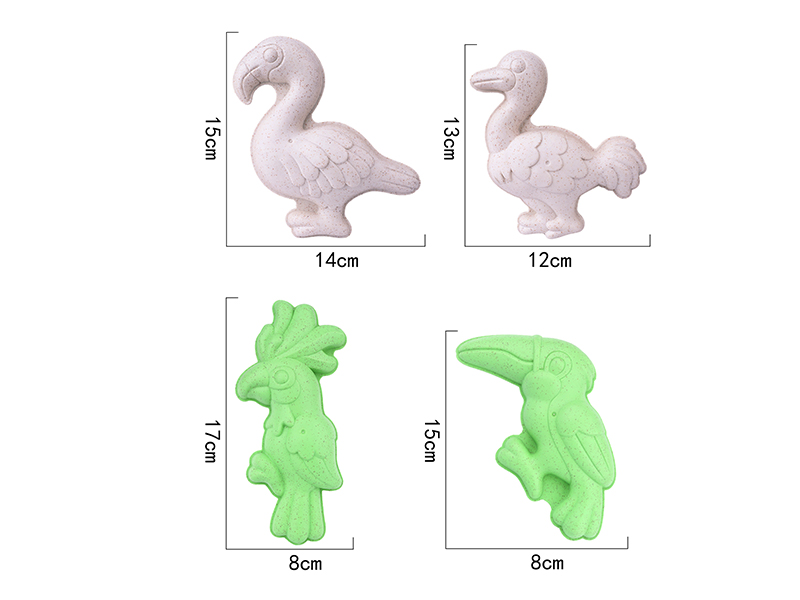 Bird Sand Molds 4pcs