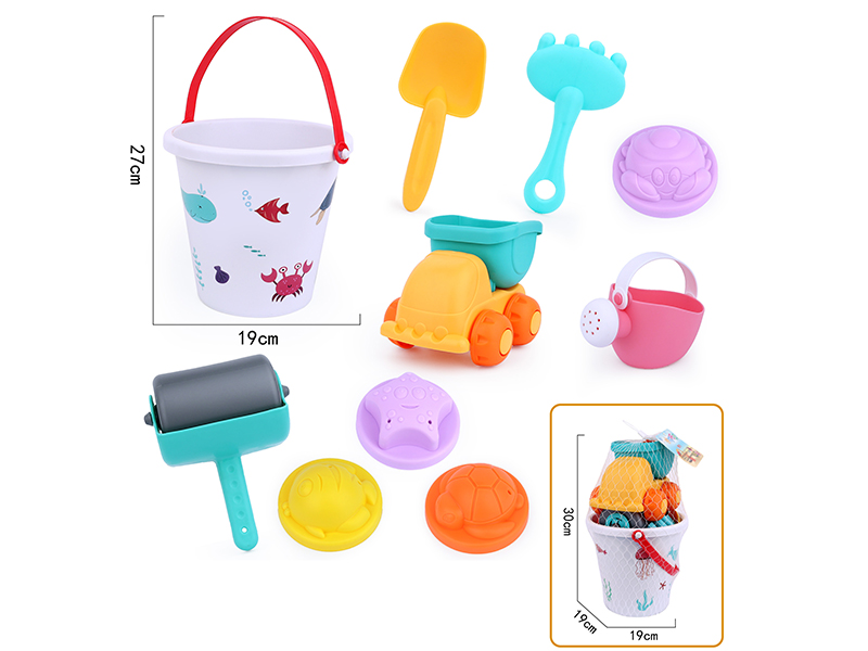 10pcs Soft Plastic Beach Toys