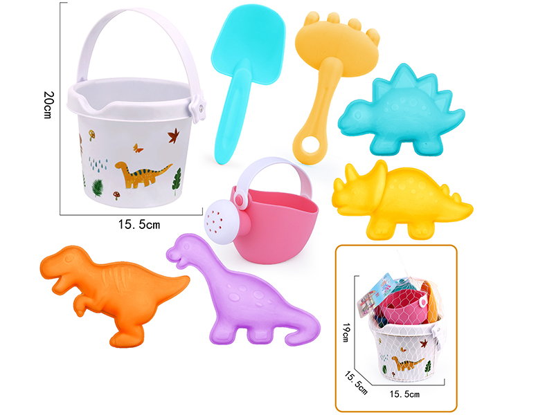 8pcs Soft Plastic Beach Toys