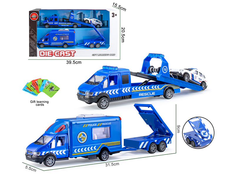 Alloy Police Vehicle Trailer