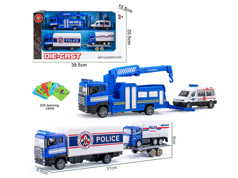 Alloy Police Vehicle Trailer