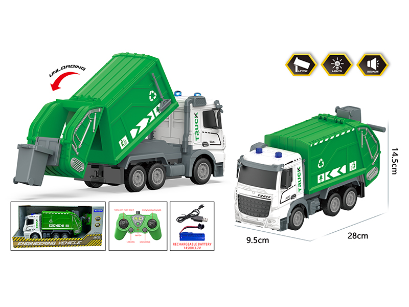 2.4G 6 Channel Remote Control Garbage Truck