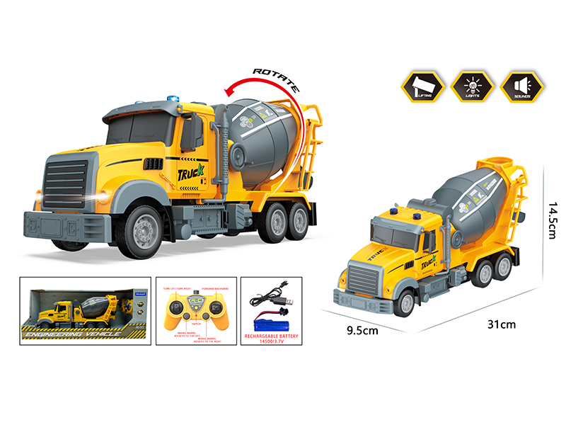 2.4G 6 Channel Remote Control Mixer Truck