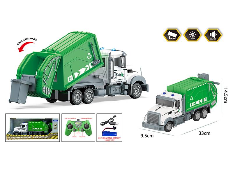 2.4G 6 Channel Remote Control Garbage Truck