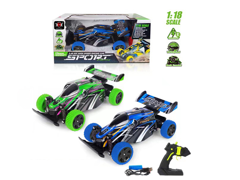 2.4G 4 Channel Remote Control PVC High Speed Car