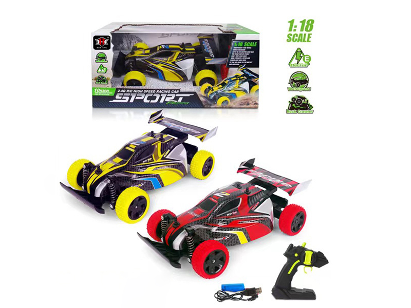 2.4G 4 Channel Remote Control PVC High Speed Car