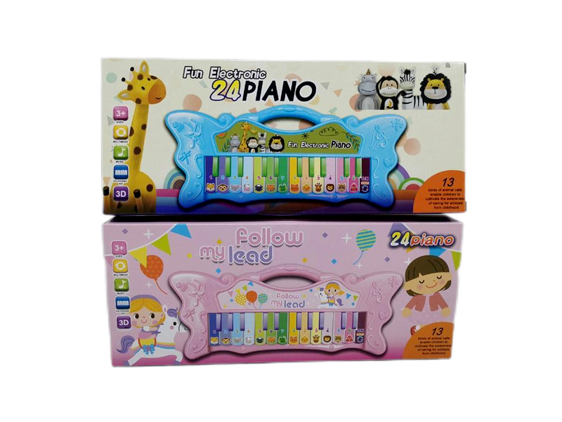 3D 24 Key Animal Electronic Keyboard