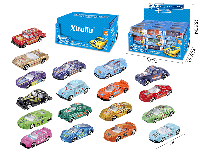 1:64 Slide Alloy Cars 36pcs