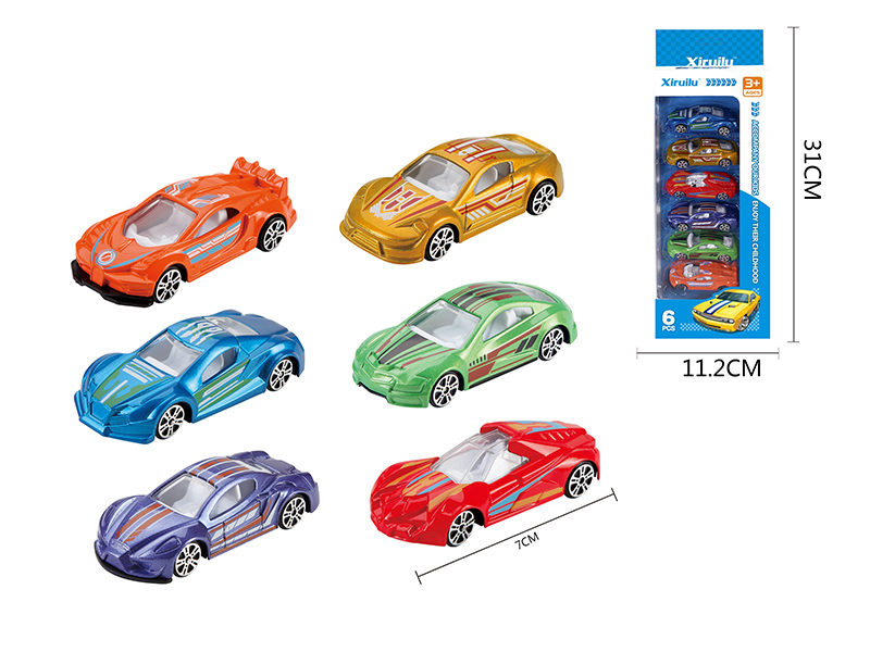 1:64 Slide Alloy Concept Cars 6pcs