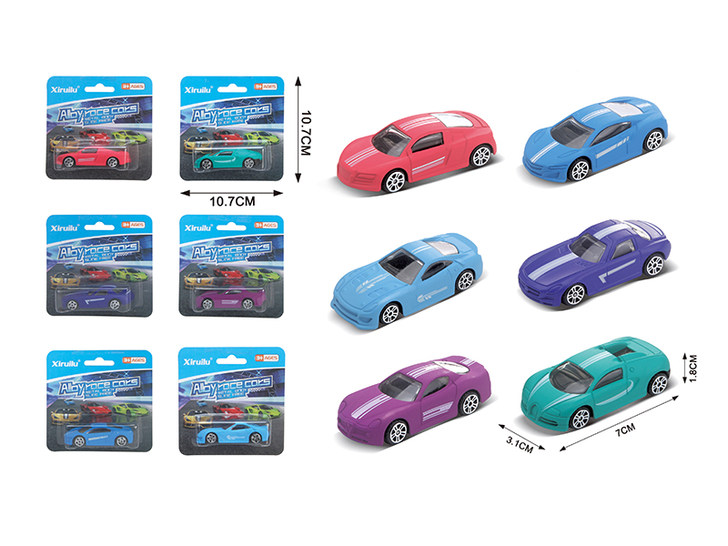 1:64 Slide Alloy Sports Car 1pcs