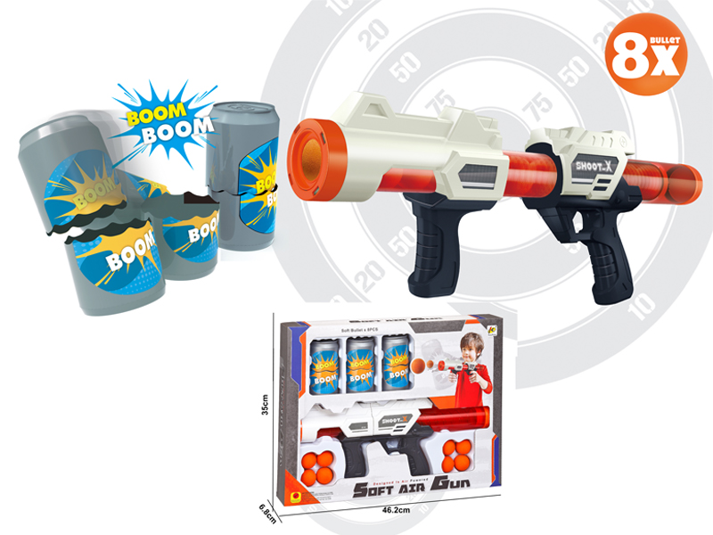 Air Powered Gun Toy Set