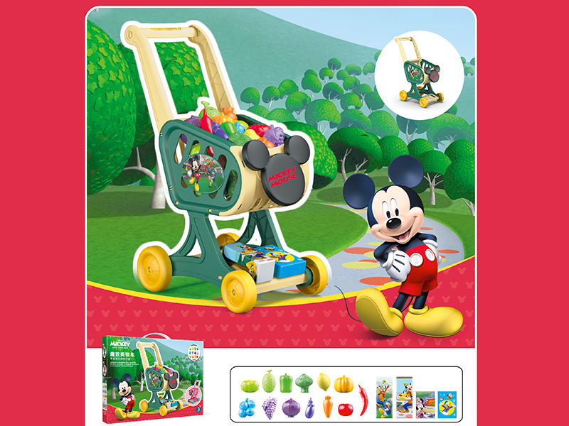 Mickey Mouse Shopping Cart Set