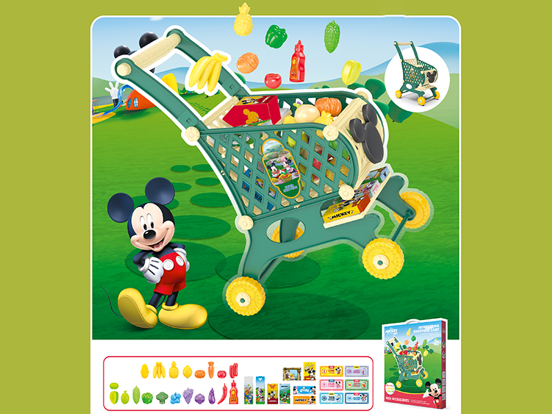 Mickey Mouse Shopping Cart Set