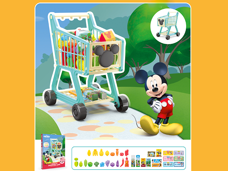 Mickey Mouse Shopping Cart Set