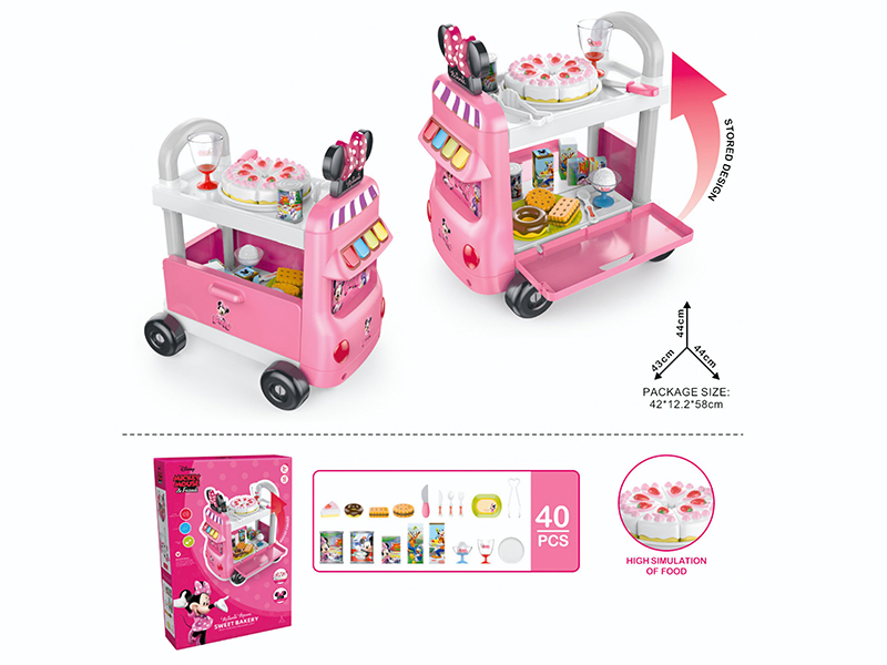 Sweet Bakery Multifunctional Tableware Cart