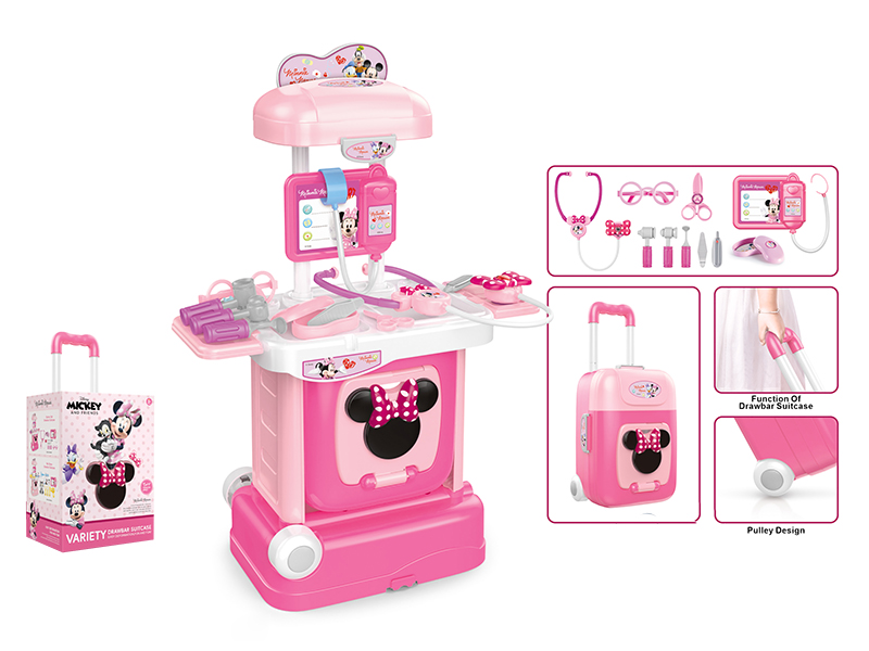 Doctor Set Drawbar Suitcase(Minnie)