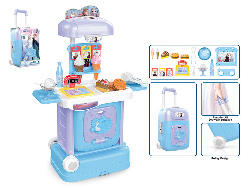 Ice Cream Shop Drawbar Suitcase(Frozen)